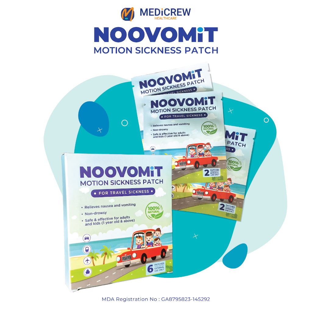 Noovomit Motion Sickness Patch 6s Shopee Malaysia