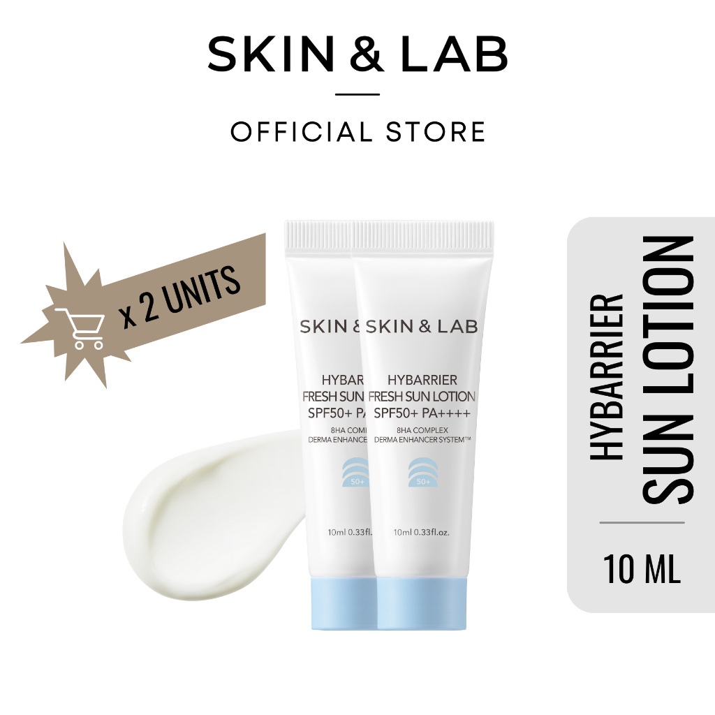 2units Skinandlab Hybarrier Fresh Sun Lotion Spf50 Pa Shopee Malaysia 7722