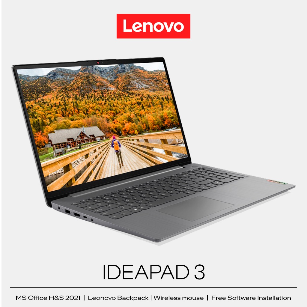 Lenovo Ideapad 3 15IAU7 82RK004FMJ (Grey) | Shopee Malaysia