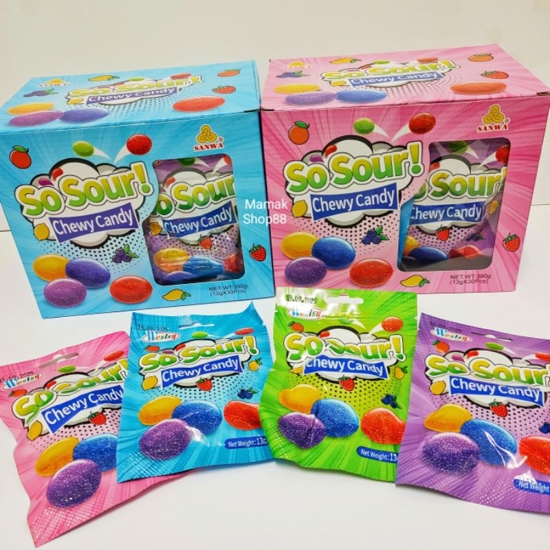 30pcs So Sour Chewy Candy (HALAL) | Shopee Malaysia