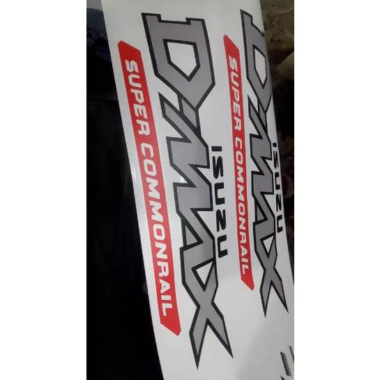 Isuzu Dmax D Max Car Body Sticker Original Design Car Side Body Sticker Grey And Silver Designs