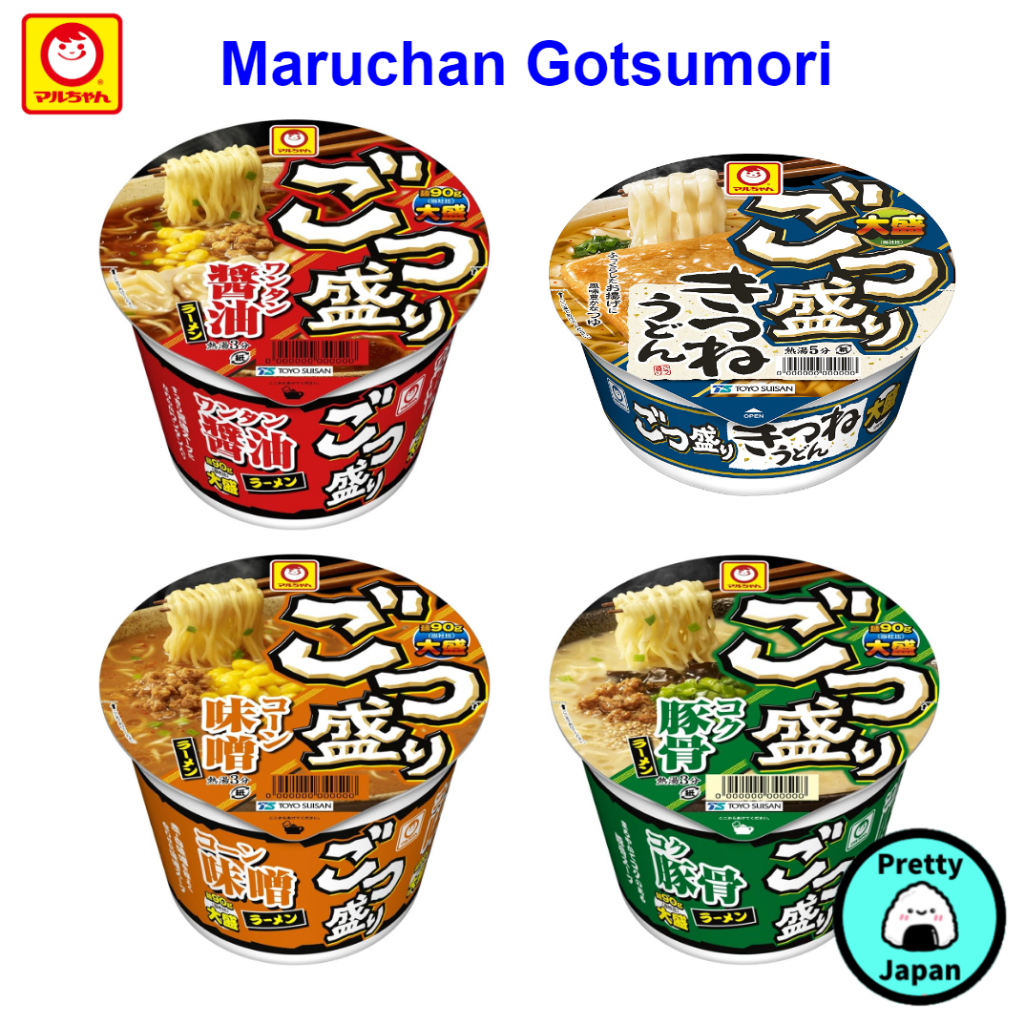 Maruchan Gotsumori Toyo Suisan | Soy sauce Ramen / Miso Ramen / Udon ...