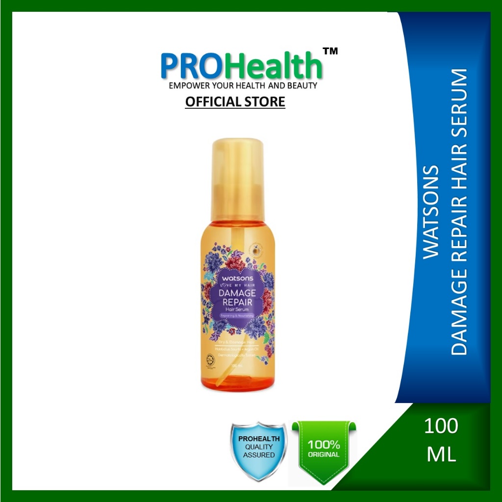 WATSONS Halal Repairing Hair Serum 100ML EXPIRY03/2026 Shopee Malaysia