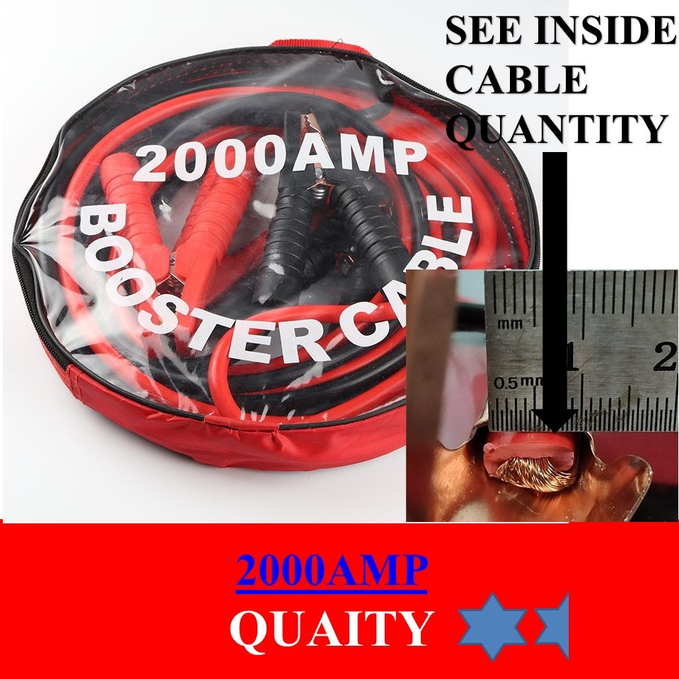 (2000 AMP) Car Booster Cable / Battery Jumper Cable/ Car Jump Cable