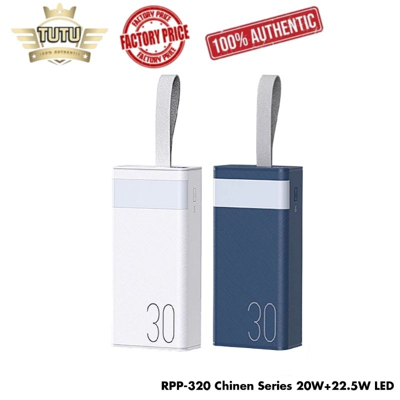 REMAX RPP 320 30000mAh Large Capacity High Speed Powerbank 3 Outputs 2 ...