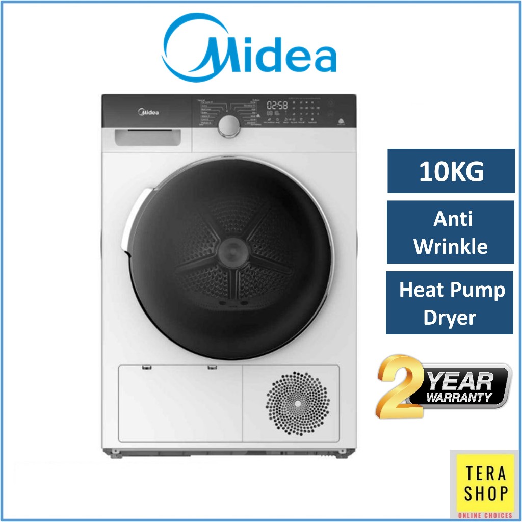 Midea MD-K1088HP 10KG Heat Pump Clothes Dryer Machine Mesin Pengering ...