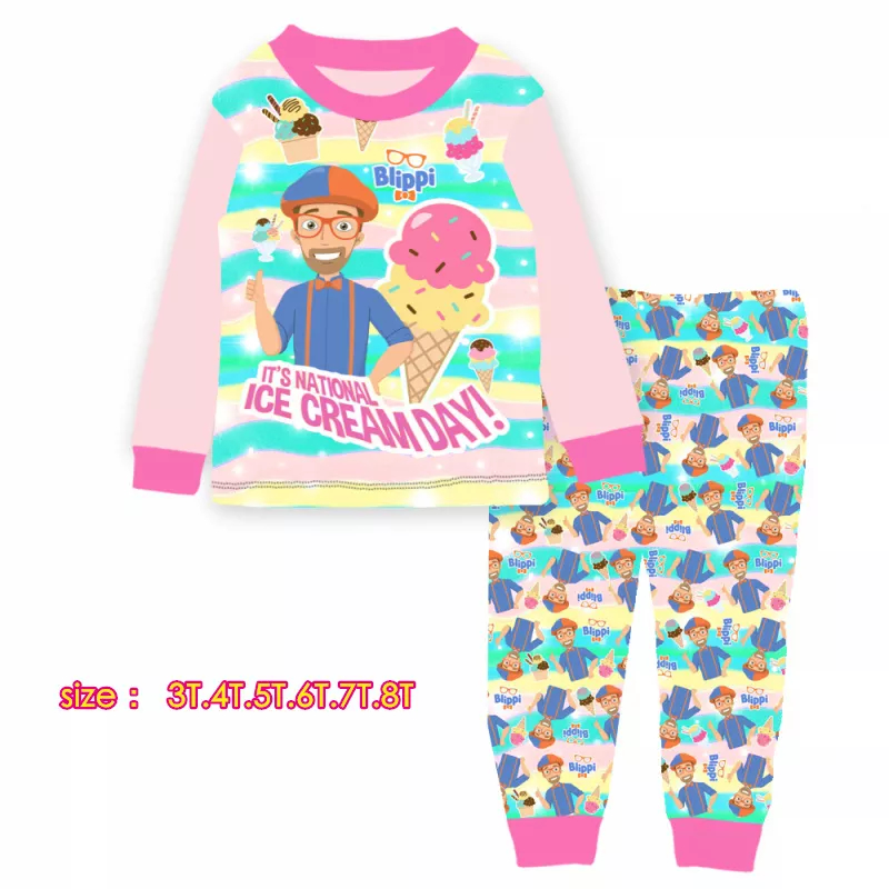 Blippi pajamas online 3t