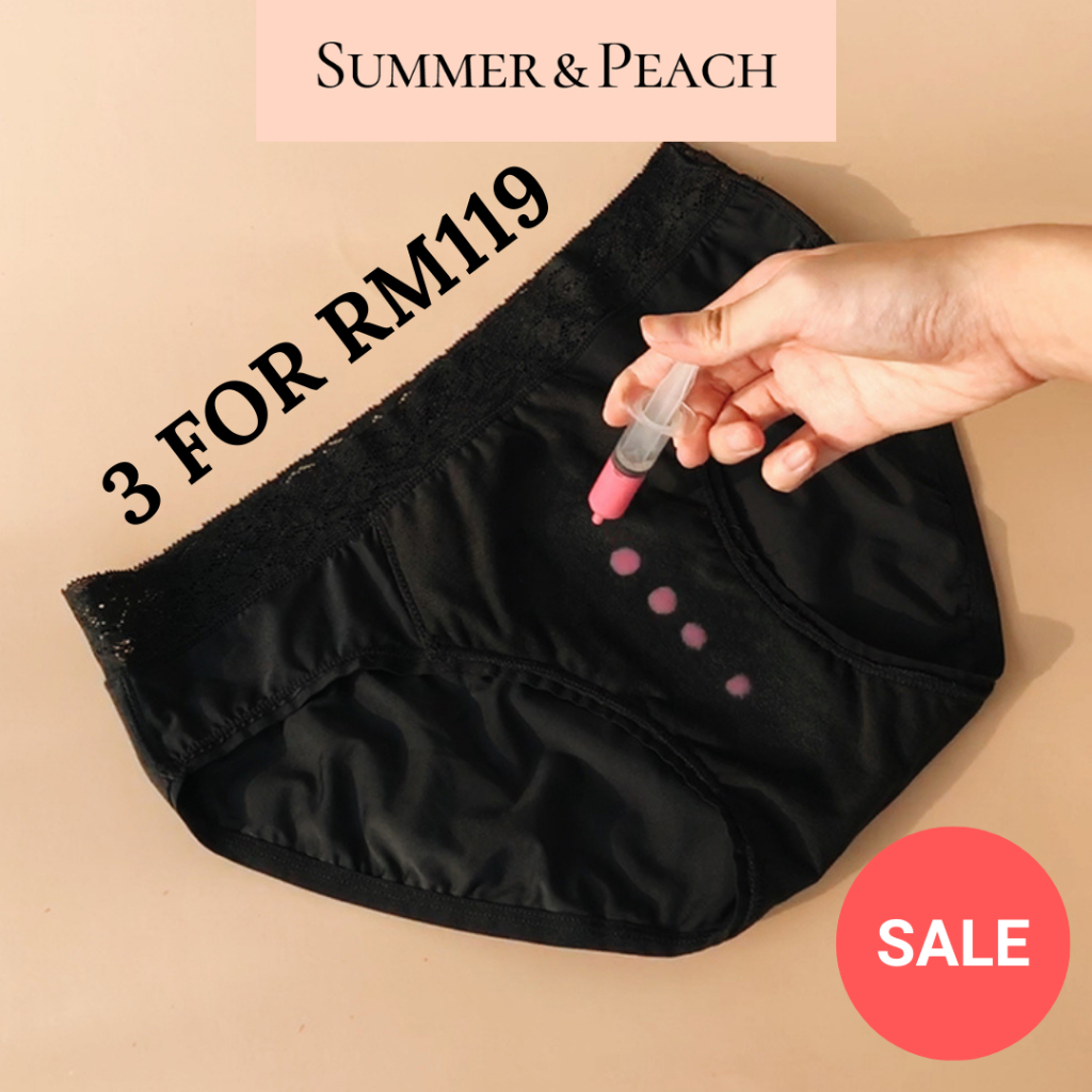 Summer & Peach PMS Period Leakproof Panties XXS-6XL月经内裤防漏