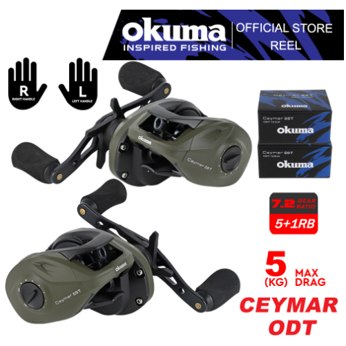 NEW] Okuma Ceymar ODT Baitcasting Fishing Reel Left Right Handed