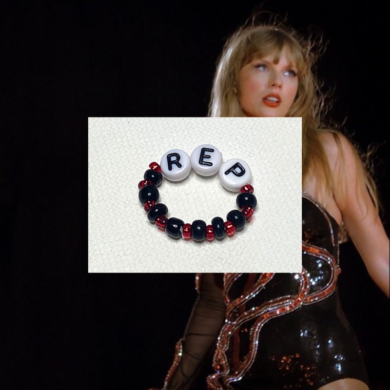 TAYLOR SWIFT Eras Tour Reputation Ring Strectable Handmade | Swiftie ...