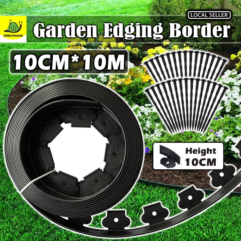 🇲🇾Garden Border Recyclable Lawn Border Garden Edging Border Grass