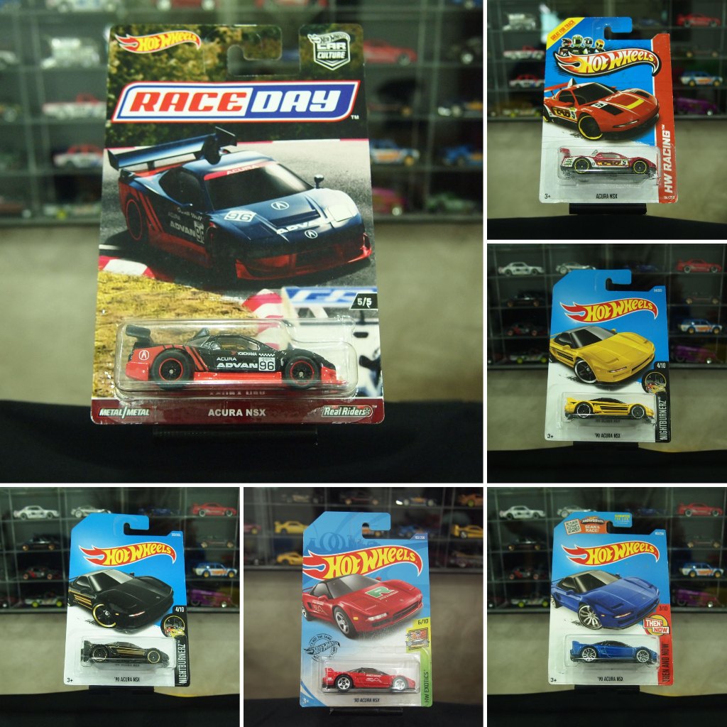 Hot Wheels '90 Acura Nsx Yellow Ferrari Jepun 