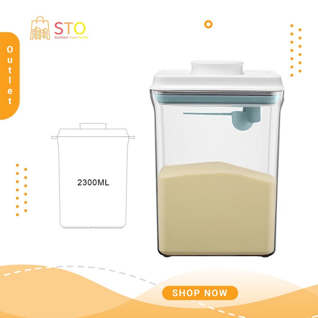 STO Ankou Rectangle Shaped Air Tight Food Container For Milk Powder ...