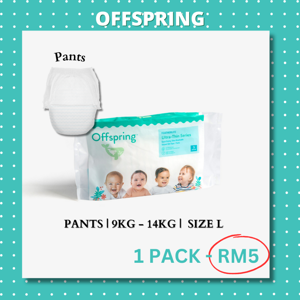 (TRIAL PACK) OFFSPRING ULTRA THIN DIAPERS Shopee Malaysia