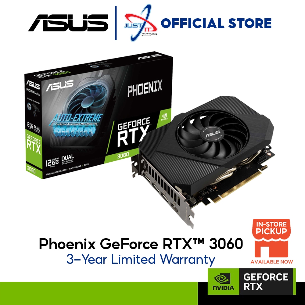 ASUS PH-RTX3060-12G-V2 Phoenix RTX3060 V2 12GB DDR6 GRAPHICS CARD | Shopee  Malaysia