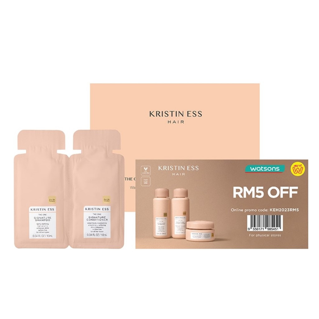 KRISTIN ESS The One Signature Shampoo & Conditioner Sample Pack Shopee Malaysia