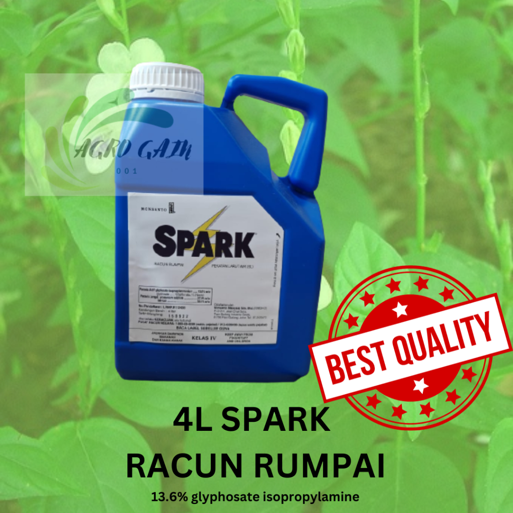 4L Spark Glyphosate 13.6% RACUN RUMPAI | Shopee Malaysia