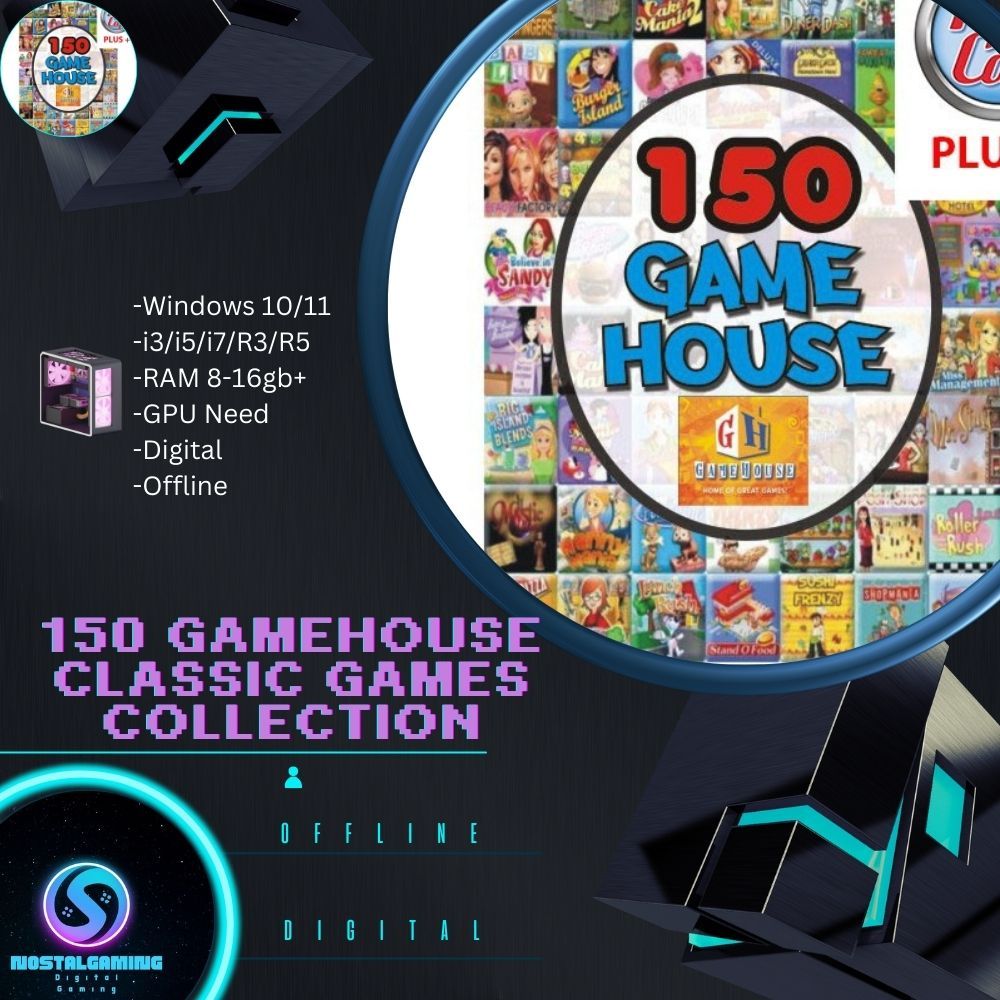 [Pc Game][Digital] 150 Gamehouse Classic Games Collection | Shopee Malaysia