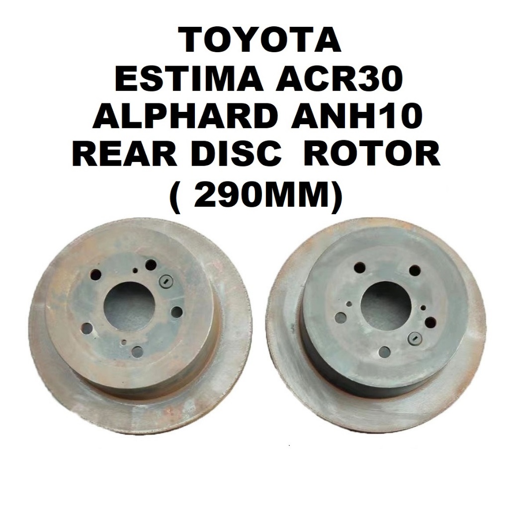 🇯🇵🇯🇵 Rear Disc Rotor Toyota Estima Previa ACR30 Alphard ANH10 Disk ...
