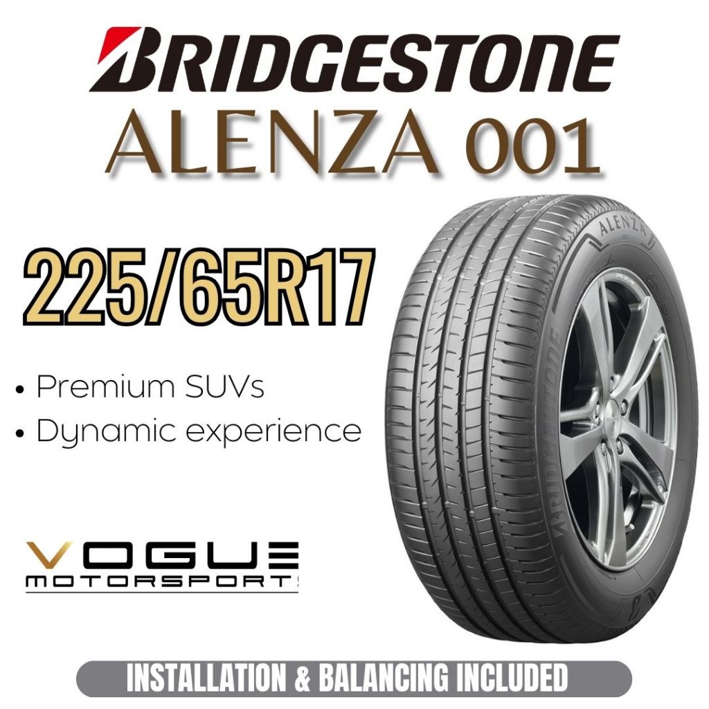 [INSTALLATION PROVIDED] 225/65 R17 BRIDGESTONE ALENZA 001 for Honda CRV ...