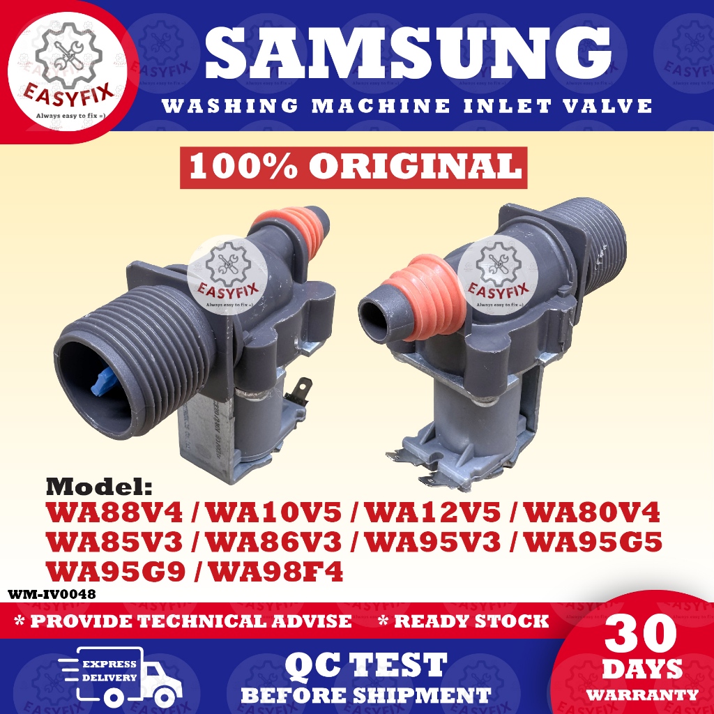 (100 ORIGINAL) WA88V4 / WA12V5 / WA80V4 SAMSUNG WASHING MACHINE WATER