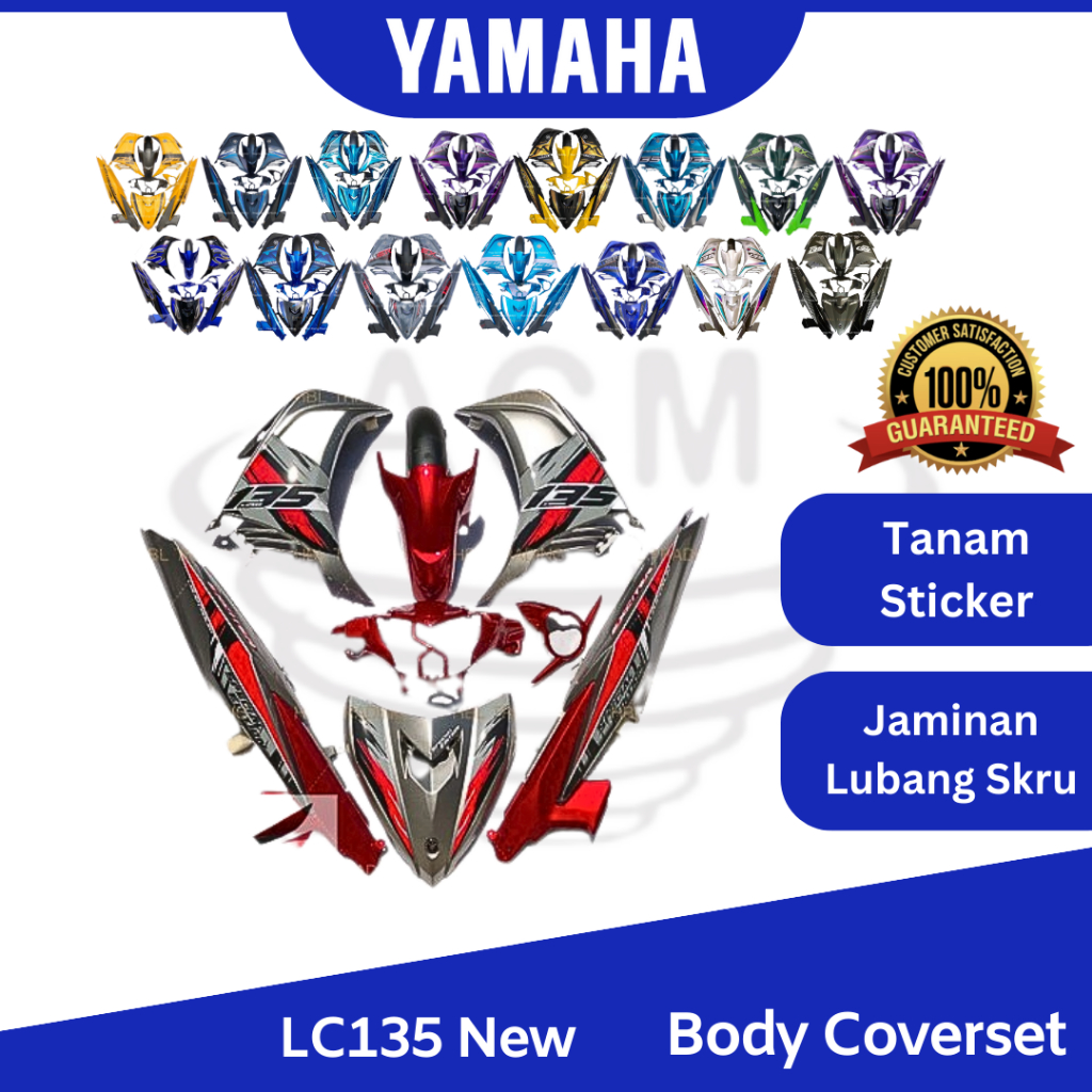 Yamaha 135lc V2 V3 V4 Vietnam Exciter Thai Energy Sniper Ltd Body Cover 