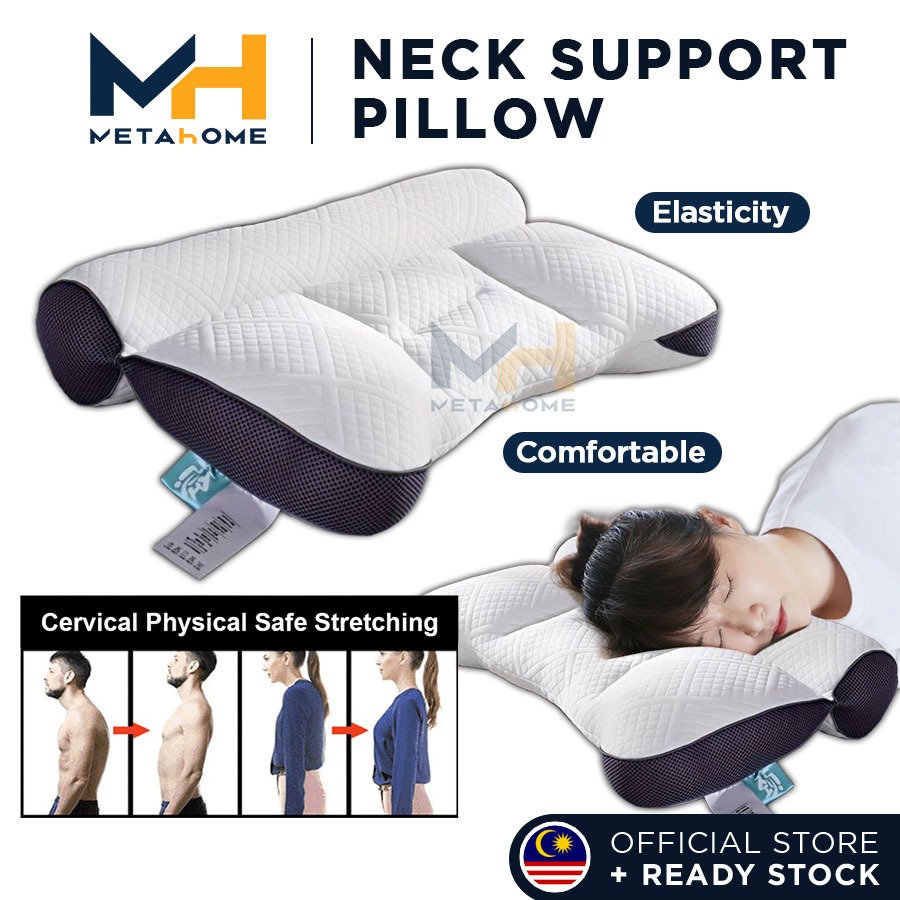 MetaHome Neck Support Pillow Orthopedic Cervical Contour Device Soft ...