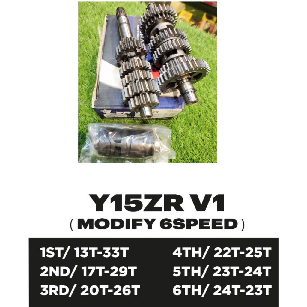 Y15 V1 / LC135 5S / FZ150I Racing gearbox gear box 6speed/6th kit LEO