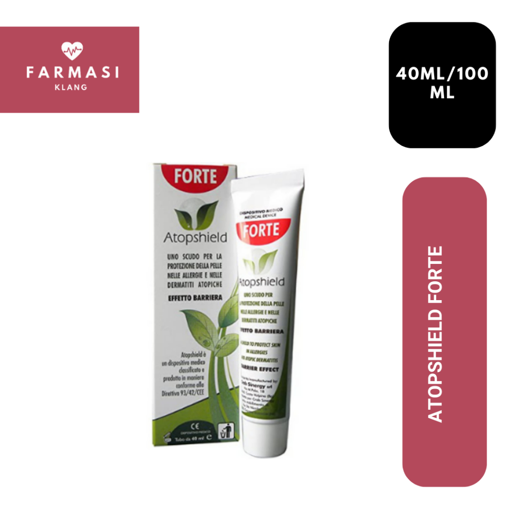 FORTE ATOPSHIELD CREAM 40ML FOR ECZEMA ALLERGIC DERMATITIS | Shopee ...