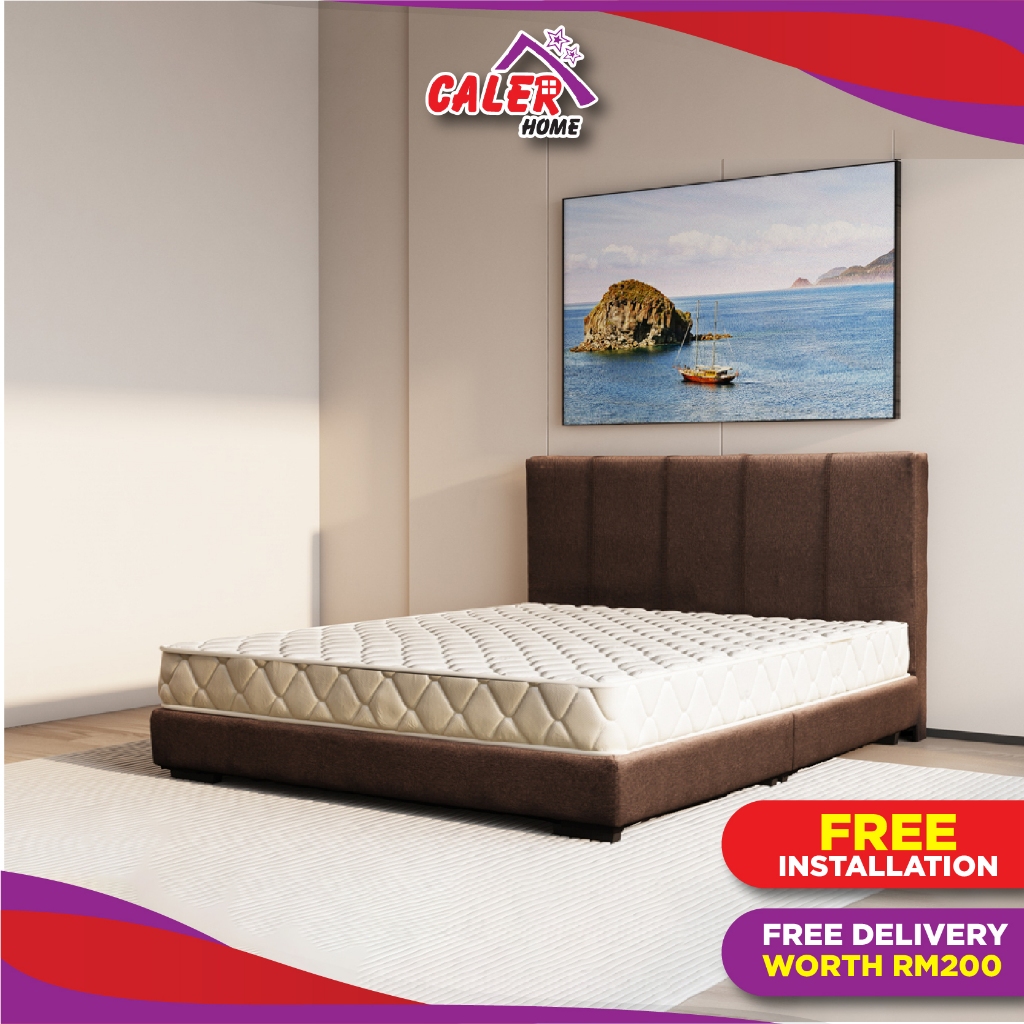 Caler Home Germini Bedroom Set - Bed Frame/Dresser/Mattress [Free ...