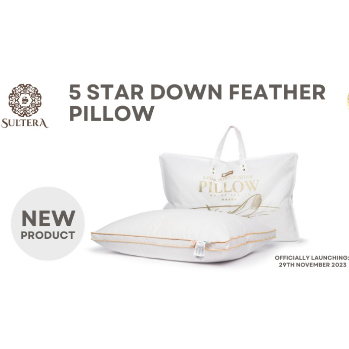 SULTERA Bantal Hotel Down Feather 5 STAR PILLOW Quality Pillow Hotel
