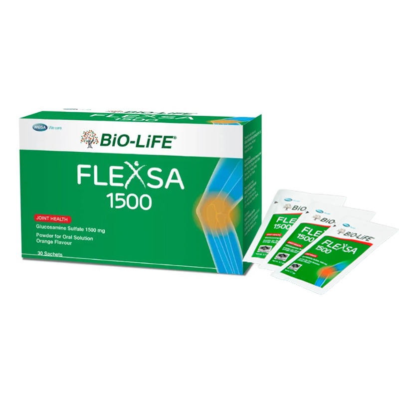 Bio-Life Flexsa Glucosamine Powder (30 Sachets / 2 X 30 Sachets ...