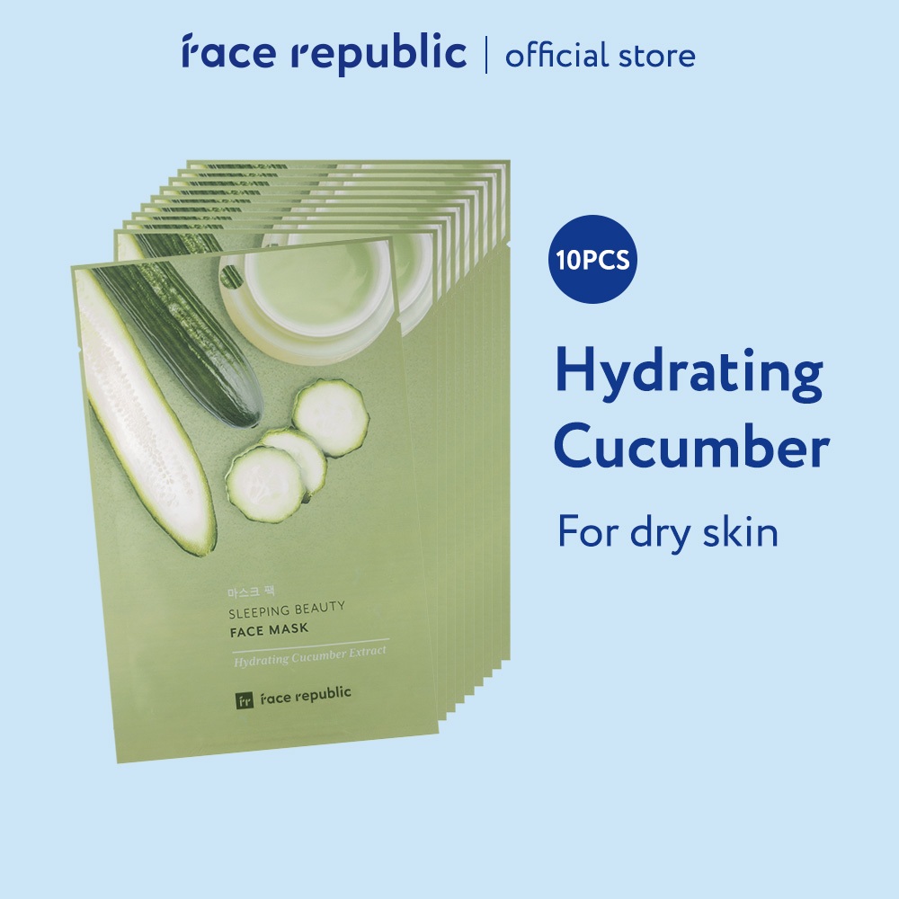 Face Republic Sleeping Beauty Face Mask Hydrating Cucumber Extract (23g