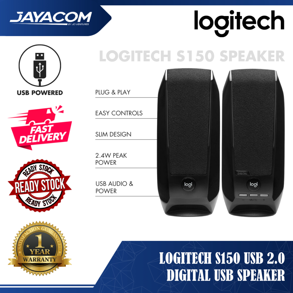 Logitech s150 usb speakers with sales digital sound