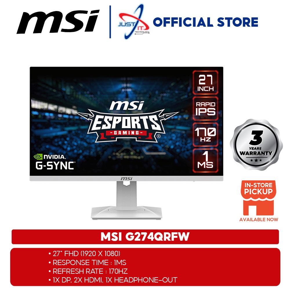 MSI MAG 274QRFW GAMING MONITOR ( 27