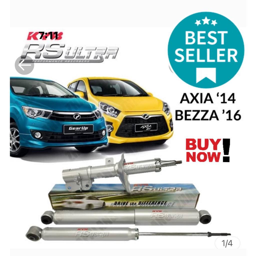 PERODUA BEZZA KAYABA KYB RS ULTRA HEAVY DUTY SPORT ABSORBER ...