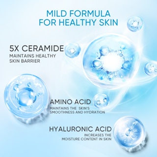 SKINTIFIC 5X Ceramide Low pH Gentle Cleanser Face Wash Oil Control ...