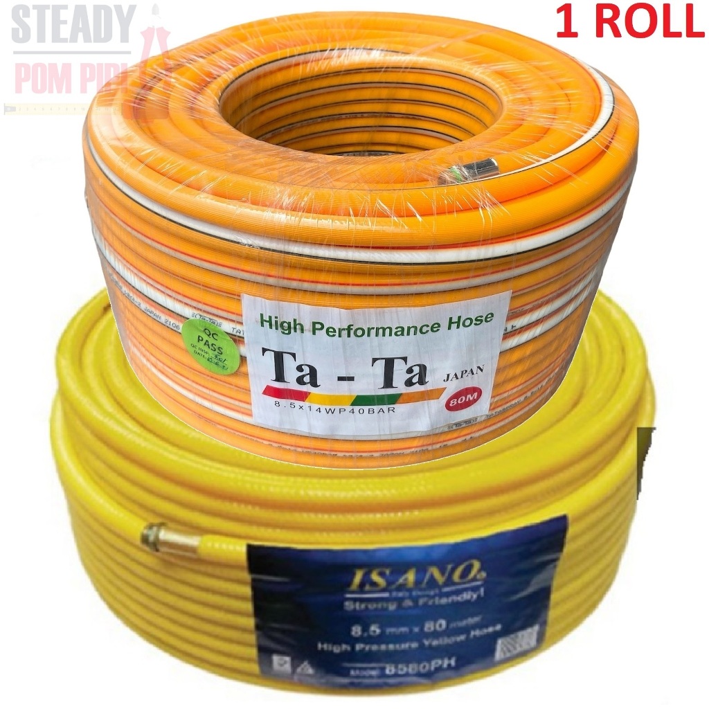 ISANO HIGH PRESSURE CHEMICAL HOSE / TATA AIR HOSE 8.5MM X 80METER