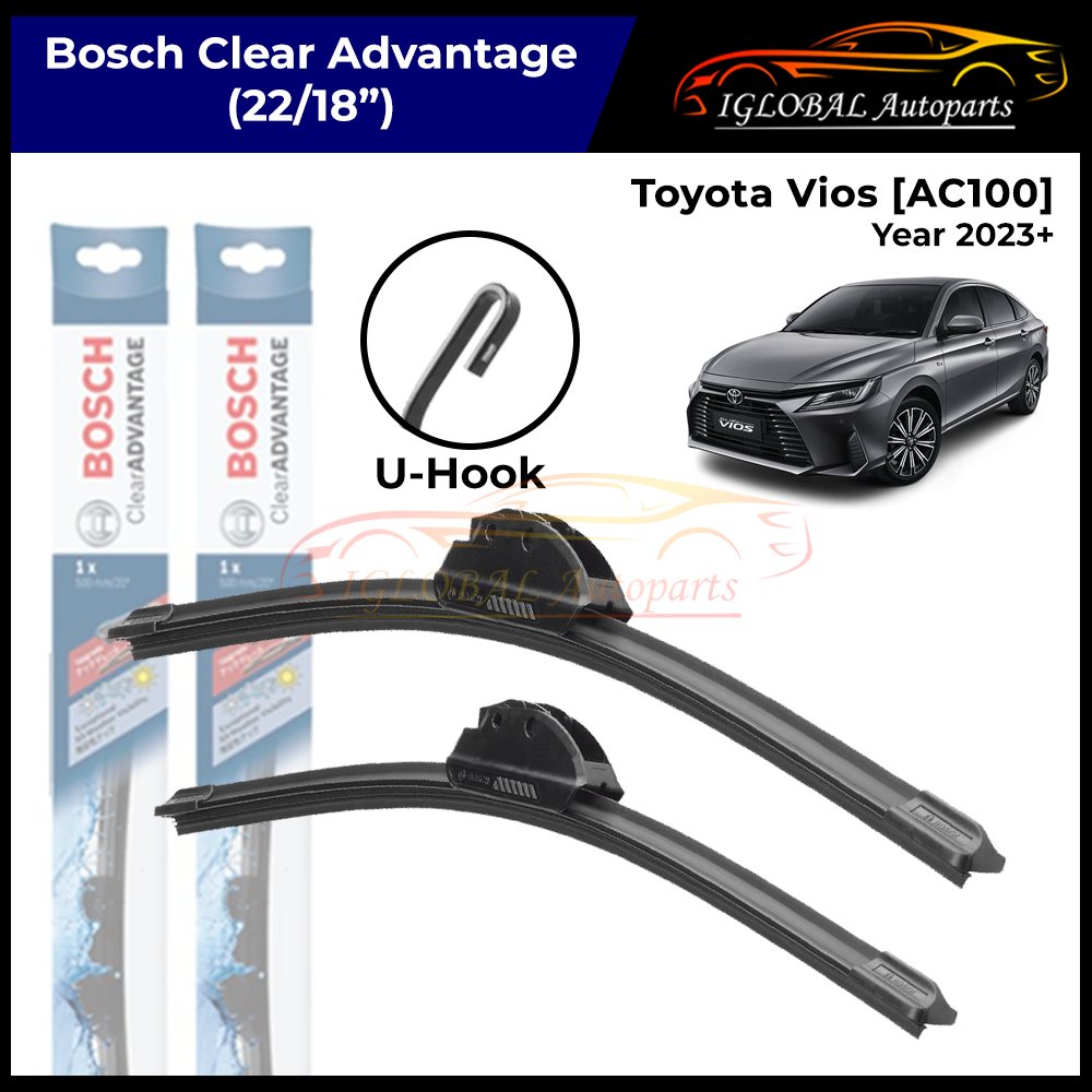 Toyota Vios AC100 Year 2023 Windshield Wiper Bosch Clear