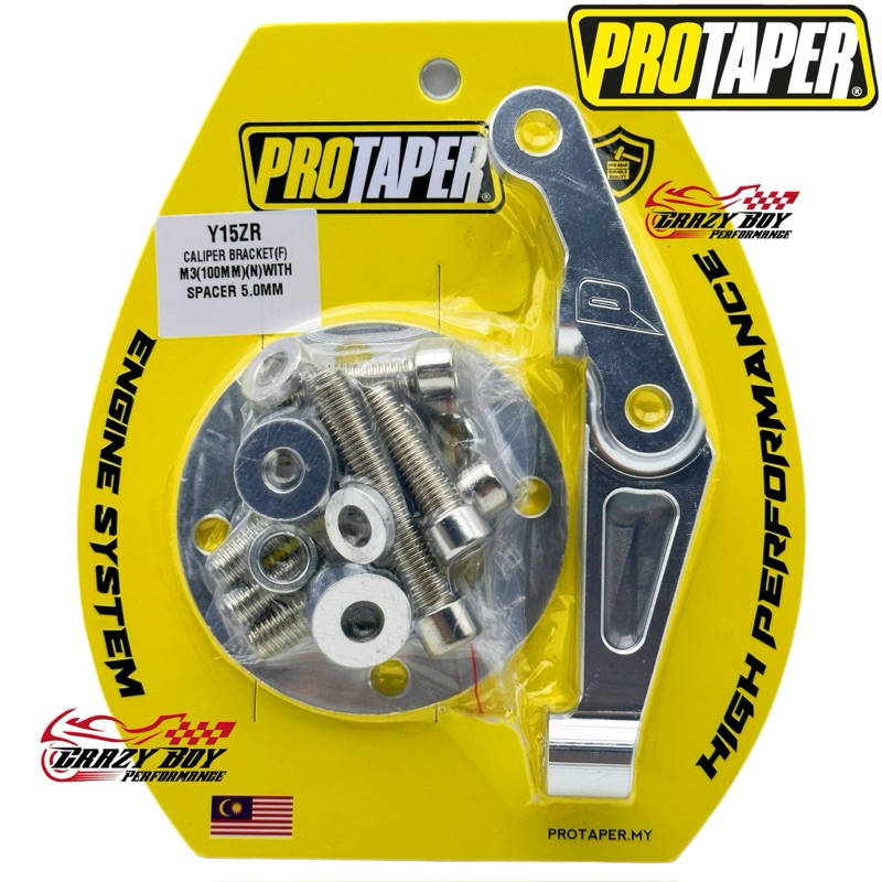 PROTAPER CALIPER BRACKET 100MM GP4 M3 M4 M5 K50 Y15ZR Y16ZR (IKAT LUAR