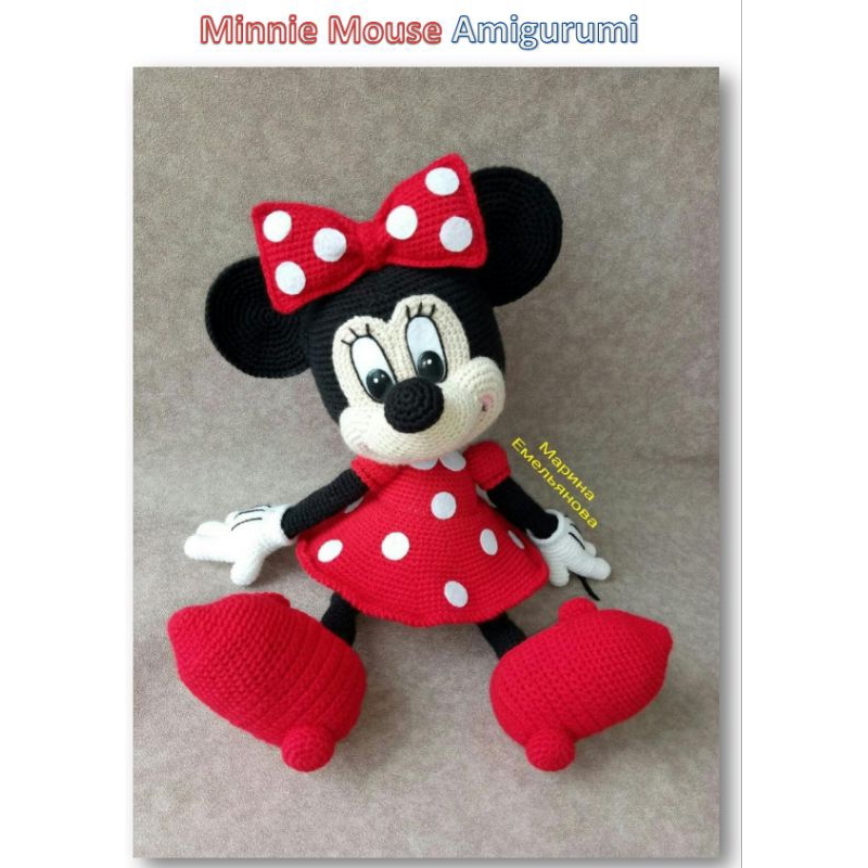 (E Pattern Tutorial Only) Mickey Minnie Looney Tunes Doll Amigurumi ...