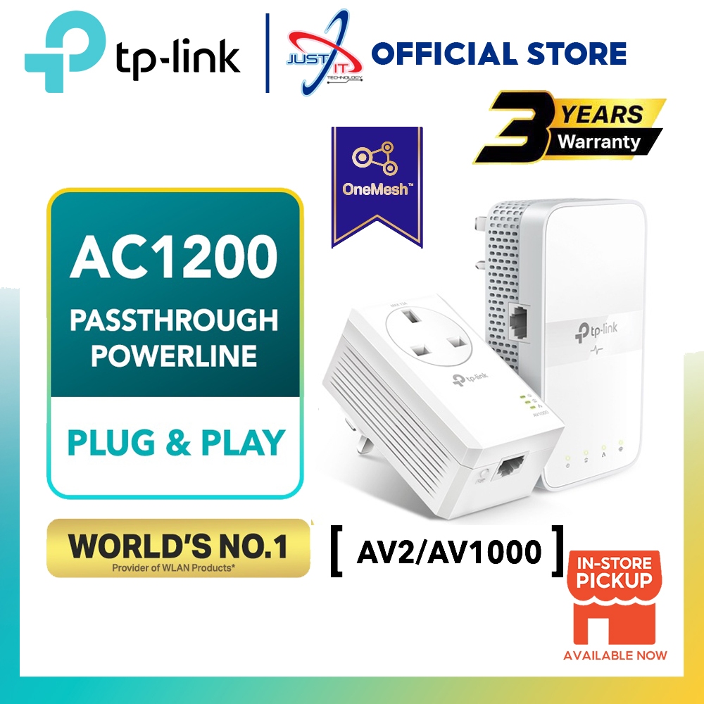 Tp-Link TL-WPA7617 KIT AV1000 Gigabit Powerline AC1200 Wi-Fi Kit