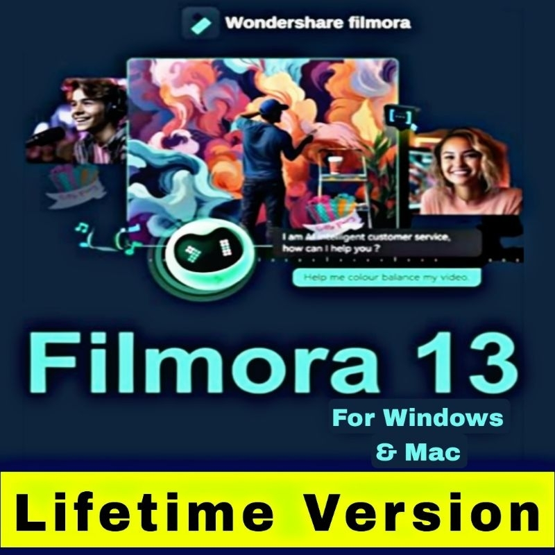 [𝗟𝗜𝗙𝗘𝗧𝗜𝗠𝗘 𝗔𝗖𝗧𝗜𝗩𝗔𝗧𝗜𝗢𝗡] 2024 Filmora 13 WITH A GUIDE VIDEO + 600,000