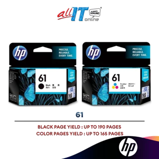 HP 61 Ink Cartridge (Black/Color)(CH561WA/CH562WA)