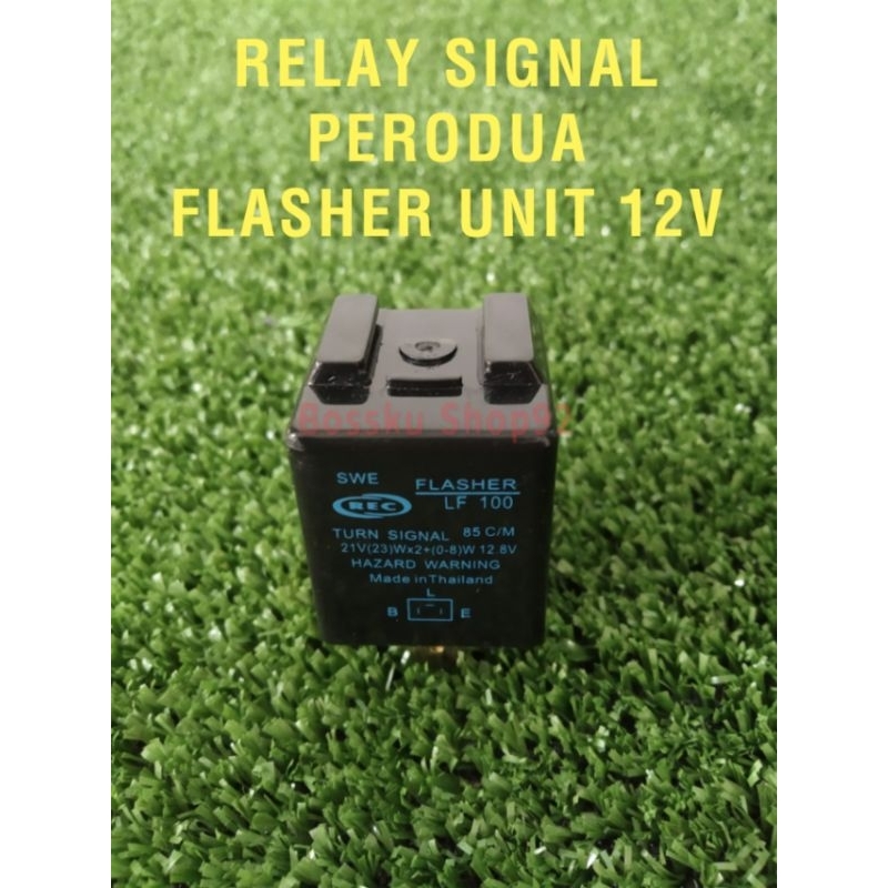 RELAY SIGNAL FLASHER UNIT 12V PERODUA KANCIL, KELISA, KENARI Shopee