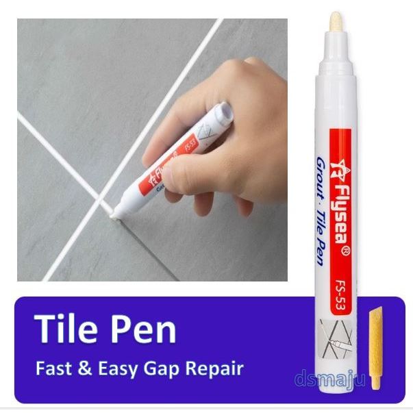 Waterproof Gap Repair Tile Pen White Color Gap Line Pen Floor Tiles Gap ...