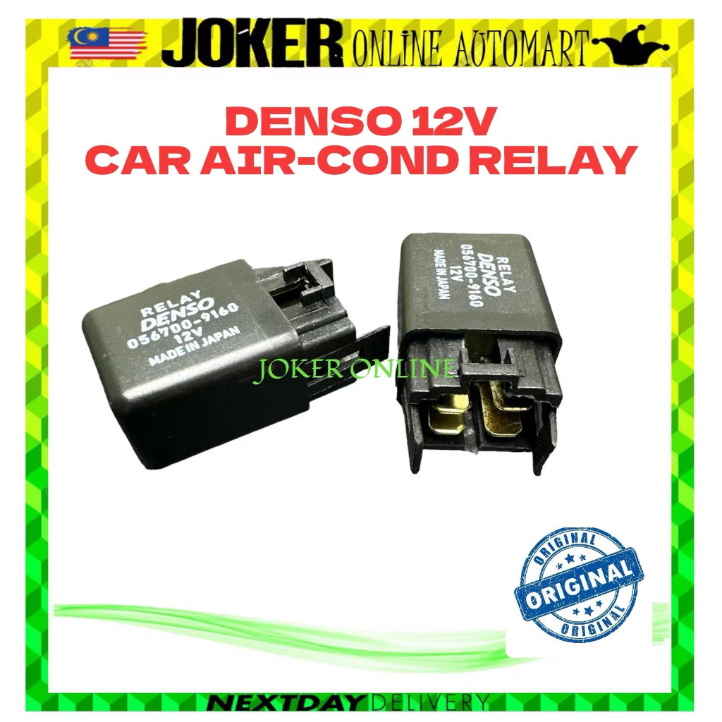 ORIGNAL DENSO LAMP RELAY AIRCOND RELAY & POWER RELAY 0567009160 (4 PIN