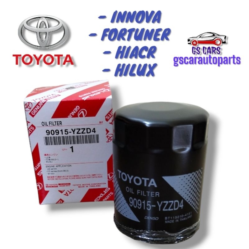 Toyota Engine Oil Filter Fortuner/Innova/Hilux Kun25 Kun26 Gun125/Hiace ...