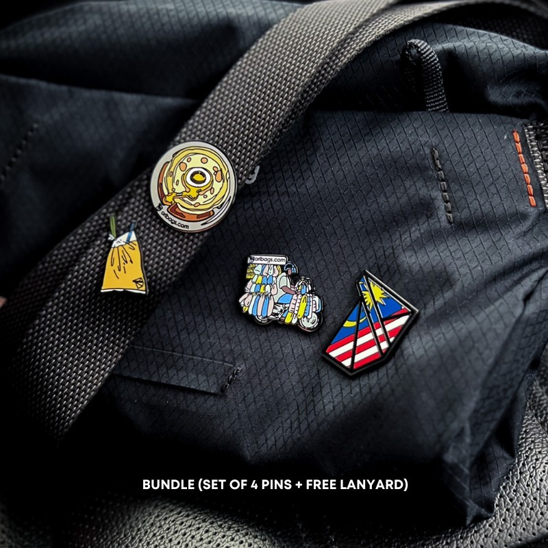 Anak Malaysia Pins Collection Bundle Set ( 4 Pins + Free Oribags ...