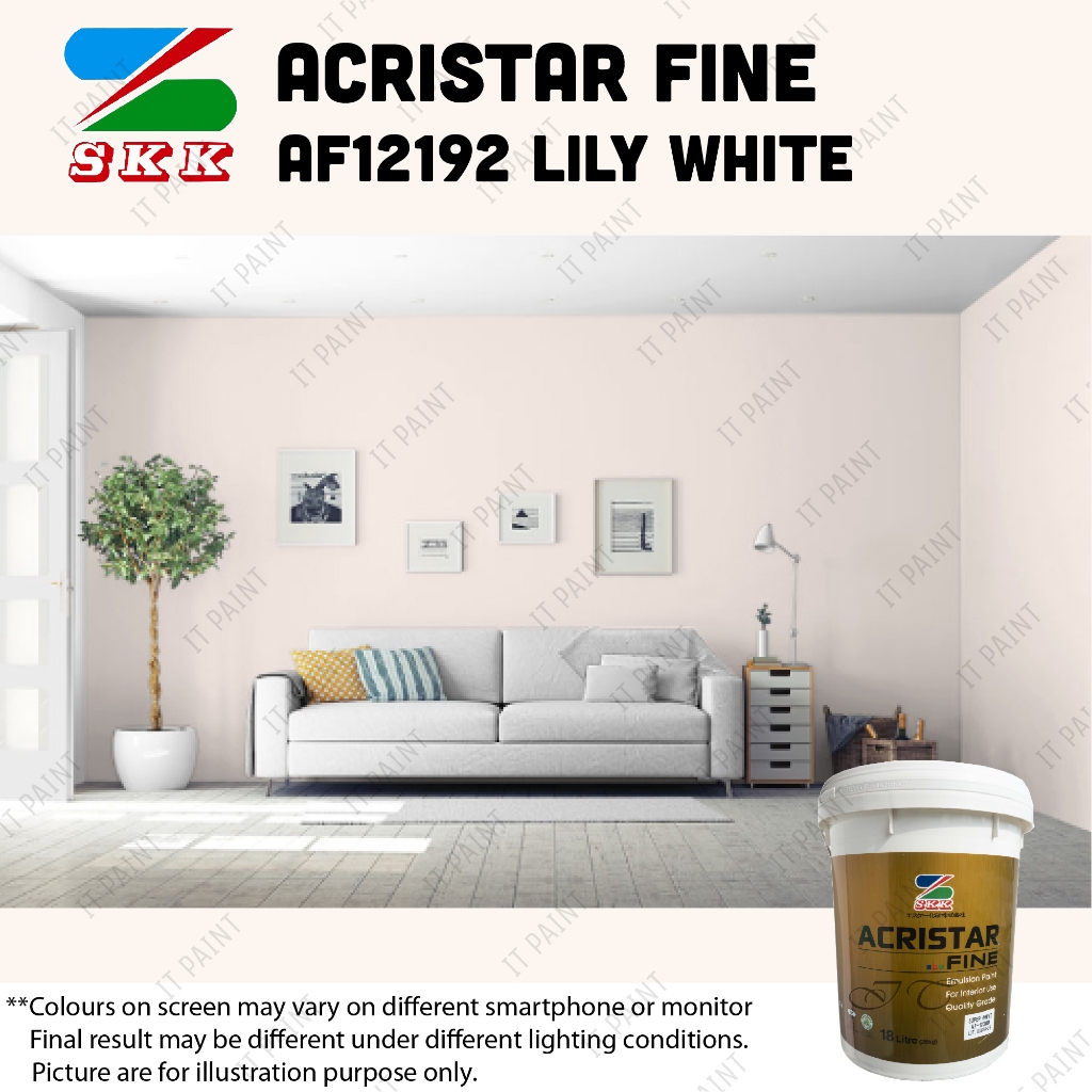 [1 Liter] SKK Acristar Fine Pro White & AF12000 Super White Emulsion